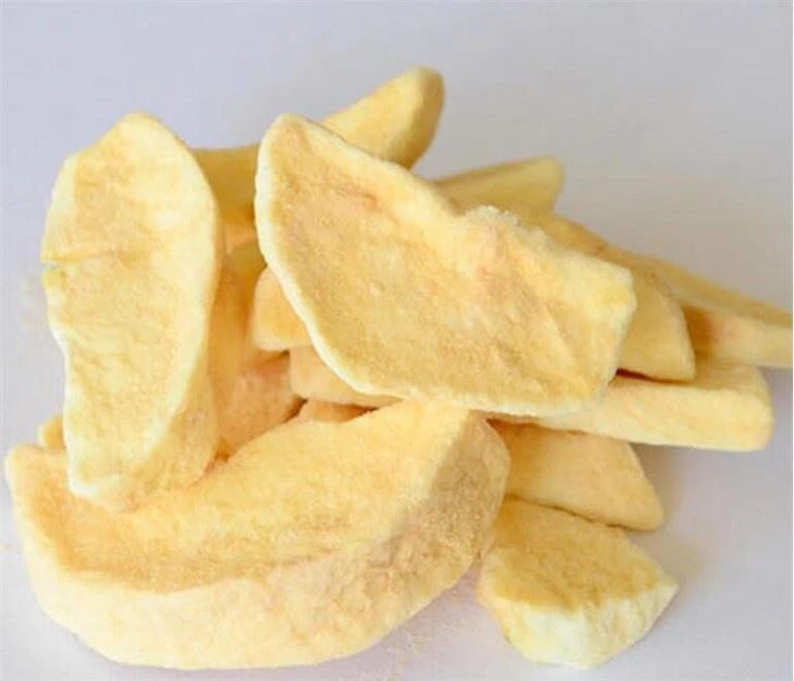 Rebanadas de manzana liofilizadas