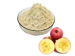 Polvo de manzana liofilizado